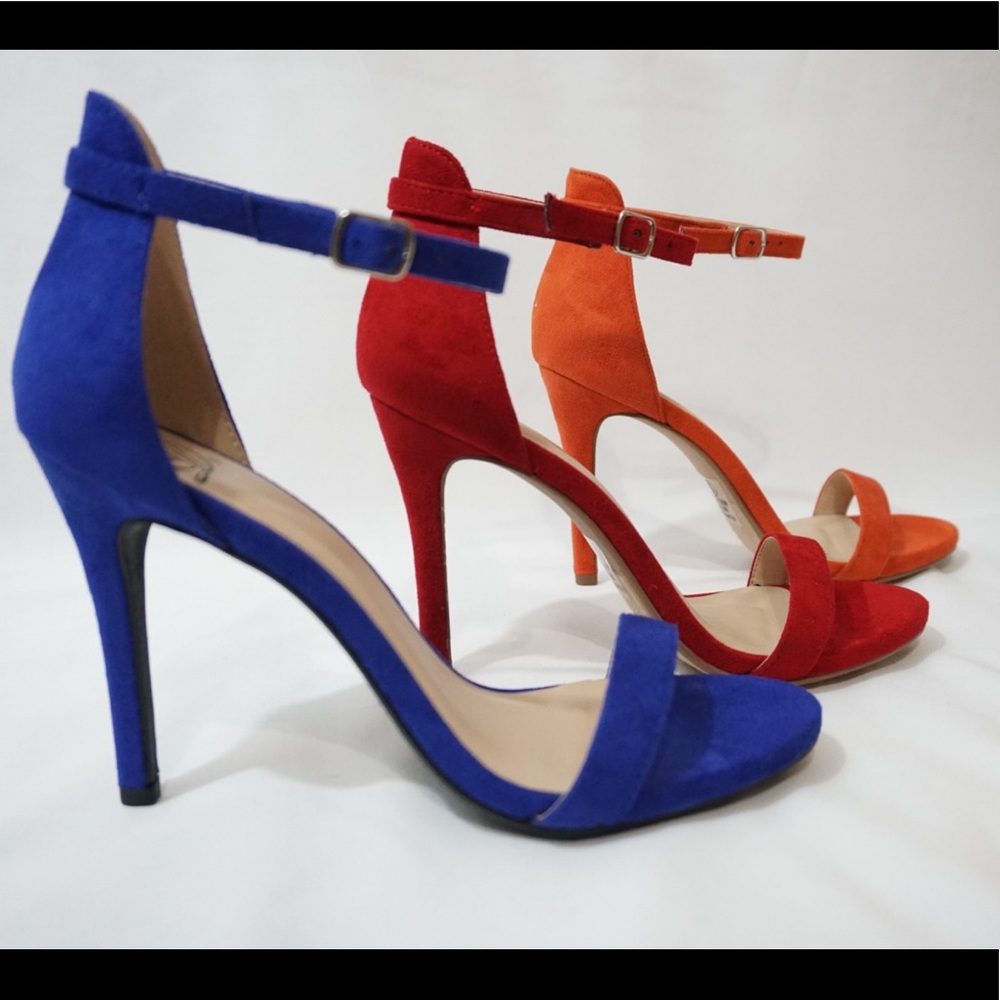 Suede heels